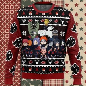 Chibi Akatsuki V2 Ugly Christmas Sweater