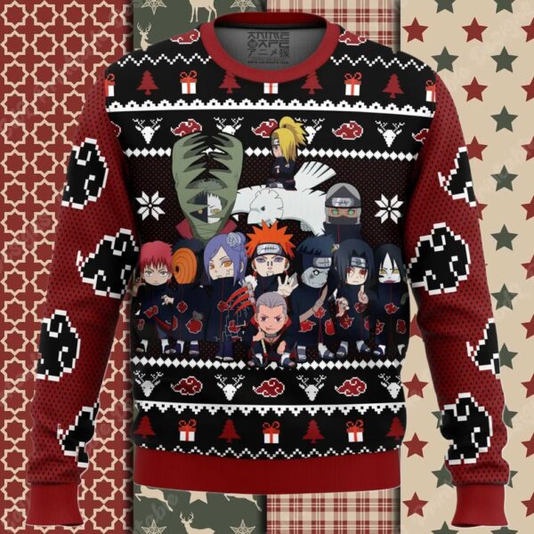 Chibi Akatsuki V2 Ugly Christmas Sweater