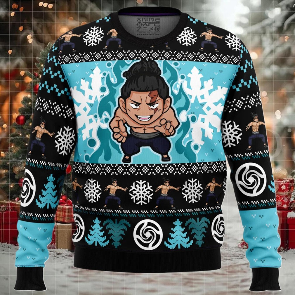 Chibi Aoi Todo Jujutsu Kaisen Ugly Christmas Sweater