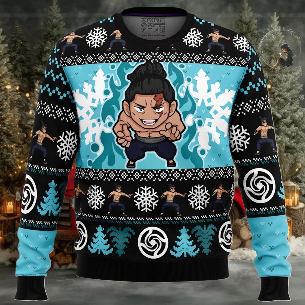 Chibi Aoi Todo Jujutsu Kaisen Ugly Christmas Sweater