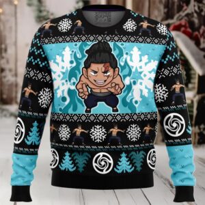 Chibi Aoi Todo Jujutsu Kaisen Ugly Christmas Sweater