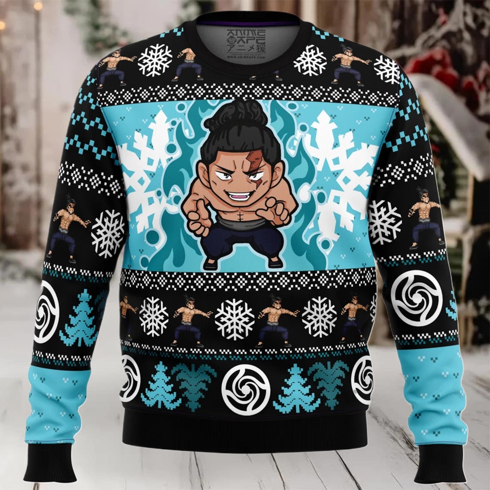 Chibi Aoi Todo Jujutsu Kaisen Ugly Christmas Sweater Chibi Aoi Todo Jujutsu Kaisen Ugly Christmas Sweater