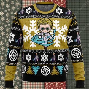 Chibi Nanami Kento Jujutsu Kaisen Ugly Christmas Sweater