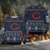 Chicago Bears Santa Claus Snowman Christmas Ugly Sweater Moderntees