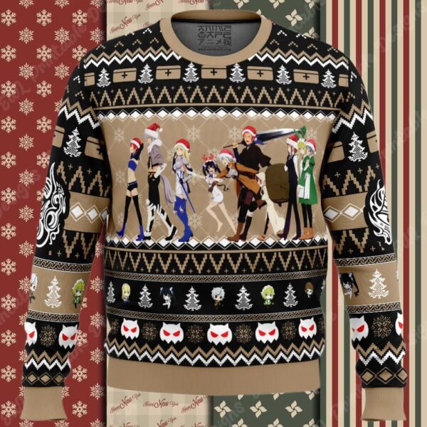 Christmas Adventure DanMachi Ugly Christmas Sweater