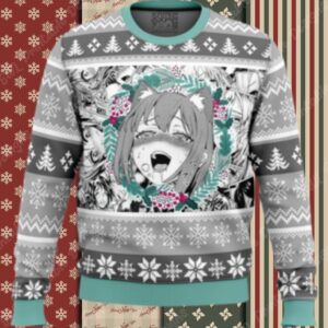 Christmas Anime Ahegao Ugly Christmas Sweater