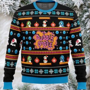 Christmas Bubble Bobble Ugly Christmas Sweater