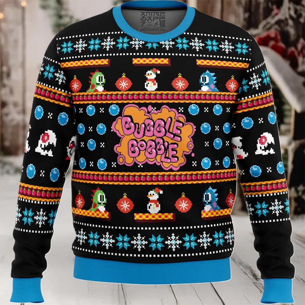Christmas Bubble Bobble Ugly Christmas Sweater Christmas Bubble Bobble Ugly Christmas Sweater