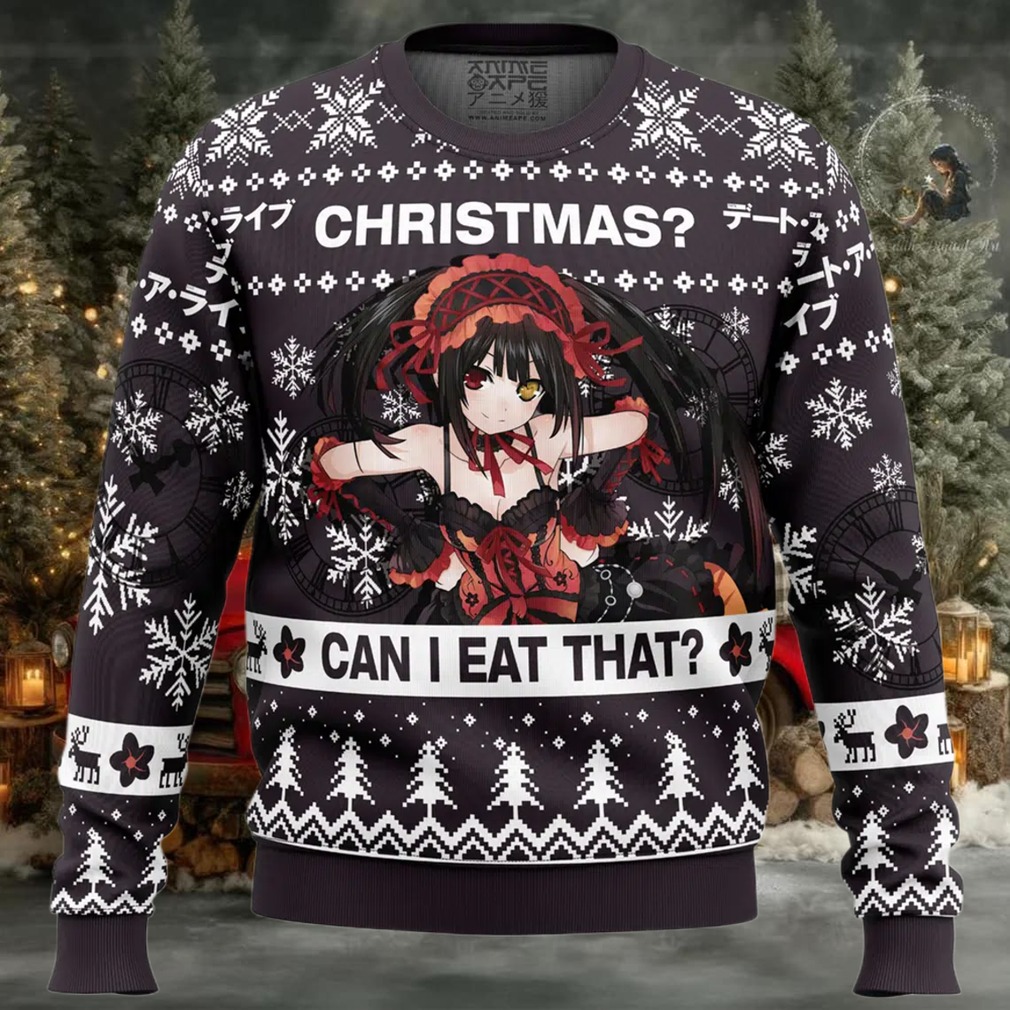 Christmas Can I Eat That Date A Live Ugly Christmas Sweater