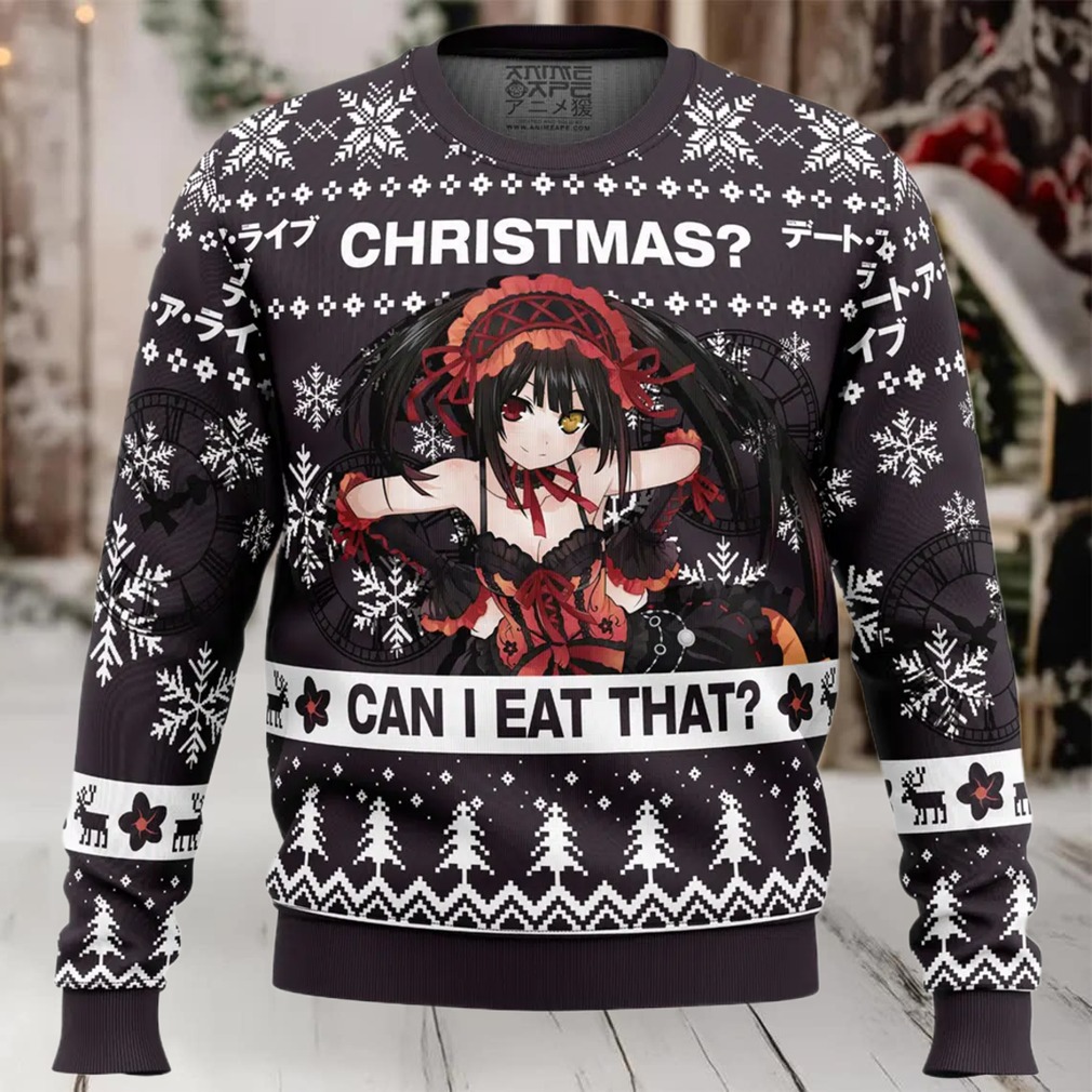 Christmas Can I Eat That Date A Live Ugly Christmas Sweater Christmas Can I Eat That Date A Live Ugly Christmas Sweater