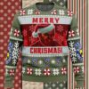 Ho Ho Ho Phillies Christmas Sweater With Santa Hat