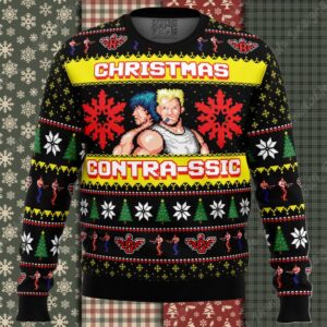 Christmas Contrassic Contra Ugly Christmas Sweater
