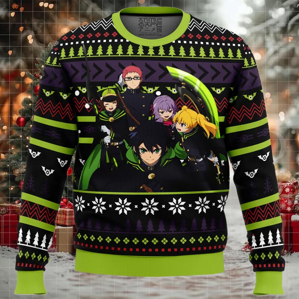 Christmas Demon Army Seraph of the End Ugly Christmas Sweater Image 1