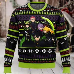 Christmas Demon Army Seraph of the End Ugly Christmas Sweater