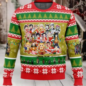 Christmas Demon Slayer Squad Demon Slayer Ugly Christmas Sweater