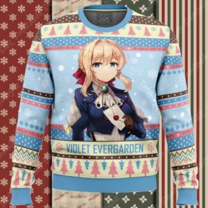 Christmas Doll Violet Evergarden Ugly Christmas Sweater