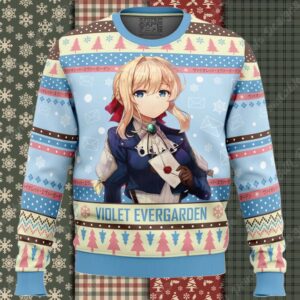 Christmas Doll Violet Evergarden Ugly Christmas Sweater