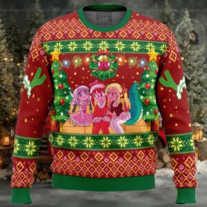 Christmas Family Miss Kobayashi's Dragon Maid Ugly Christmas Sweater