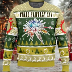 Christmas Fantasy Final Fantasy XIV Ugly Christmas Sweater