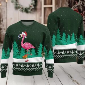 Christmas Flamingo Ugly Sweater 2025 Christmas
