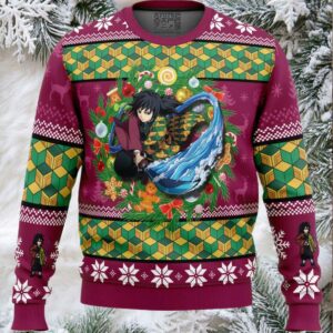 Christmas Giyuu Tomioka Demon Slayer Ugly Christmas Sweater