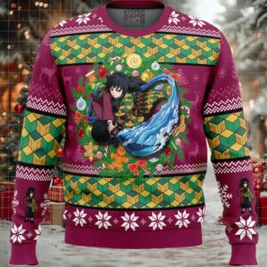 Christmas Giyuu Tomioka Demon Slayer Ugly Christmas Sweater