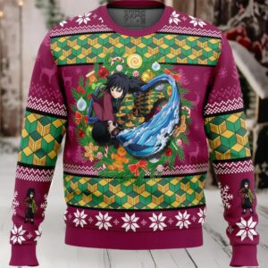 Christmas Giyuu Tomioka Demon Slayer Ugly Christmas Sweater