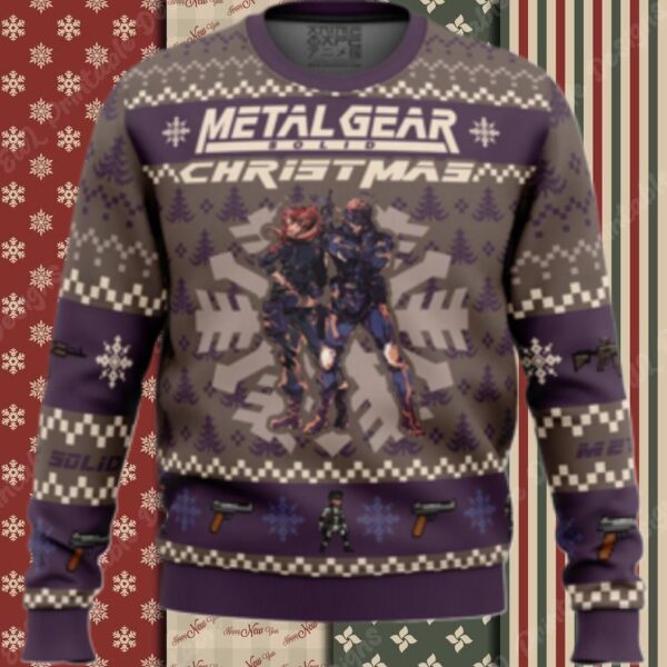 Christmas Metal Gear Solid Ugly Christmas Sweater