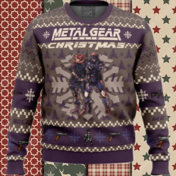 Christmas Metal Gear Solid Ugly Christmas Sweater