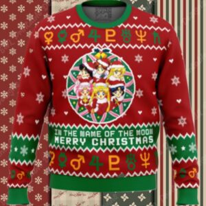 Christmas Sailor Guardians Sailor Moon Ugly Christmas Sweater