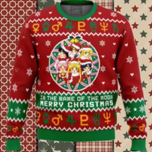 Christmas Sailor Guardians Sailor Moon Ugly Christmas Sweater