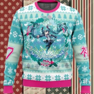 Christmas Symphony Hatsune Miku Ugly Christmas Sweater