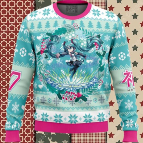 Christmas Symphony Hatsune Miku Ugly Christmas Sweater