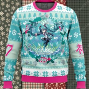 Christmas Symphony Hatsune Miku Ugly Christmas Sweater