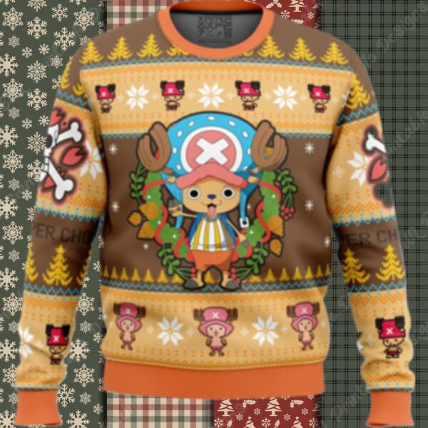 Christmas Tony Chopper One Piece Ugly Christmas Sweater