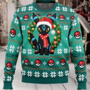 Christmas Umbreon Pokemon Ugly Christmas Sweater