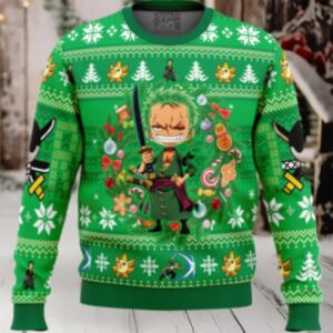 Christmas Zoro One Piece Ugly Christmas Sweater