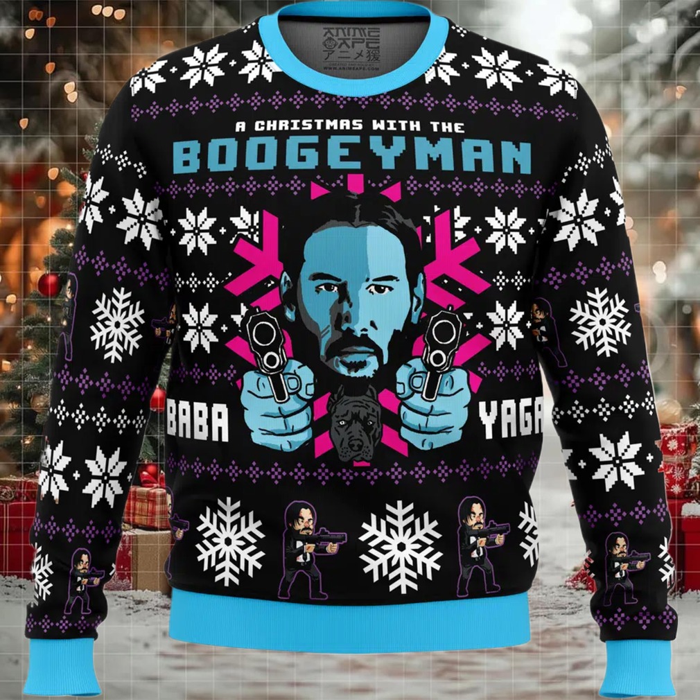 Christmas with the Boogeyman John Wick Ugly Christmas Sweater