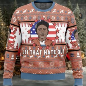 Clayton Bigsby Let That Hate Out Chappelle’s Show Ugly Christmas Sweater
