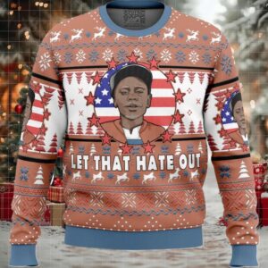 Clayton Bigsby Let That Hate Out Chappelle’s Show Ugly Christmas Sweater