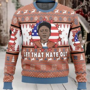 Clayton Bigsby Let That Hate Out Chappelle’s Show Ugly Christmas Sweater
