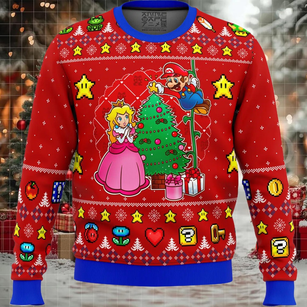 Come and See the Christmas Tree Mario Bros Ugly Christmas Sweater
