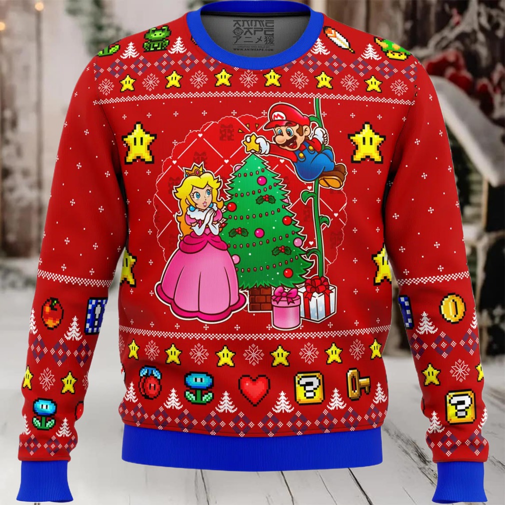 Come and See the Christmas Tree Mario Bros Ugly Christmas Sweater Come and See the Christmas Tree Mario Bros Ugly Christmas Sweater