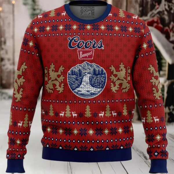 Coors Banquet Ugly Christmas Sweater