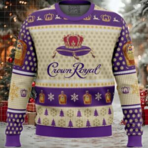 Crown Royal Whiskey Ugly Christmas Sweater