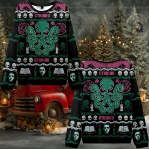 Cthulhu Cthulhu Ugly Sweater 2025 Christmas