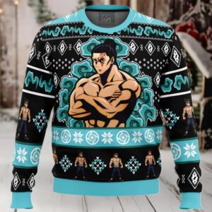 Cursed Energy Aoi Todo Jujutsu Kaisen Ugly Christmas Sweater