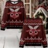 Ho Ho Home Run Funny Baseball Ugly Sweater Christmas 2025
