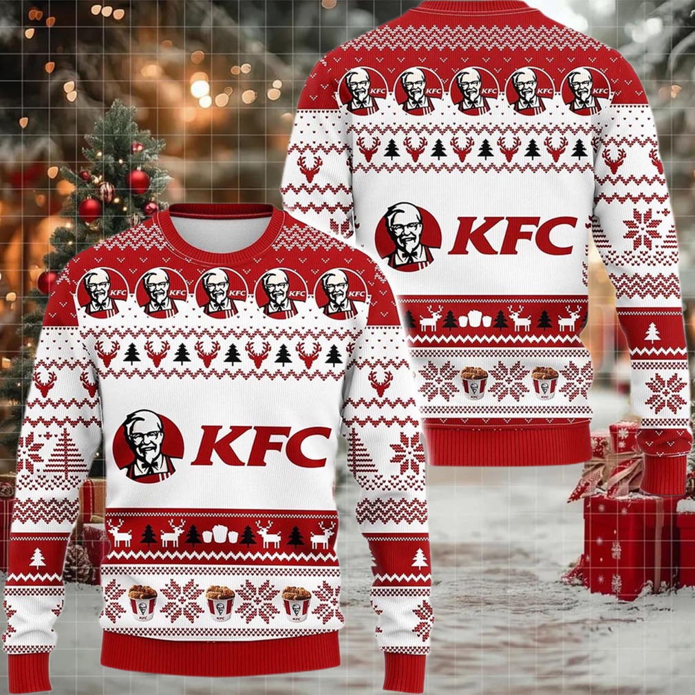 2025 KFC Kentucky Fried Chicken Ugly Christmas Sweater 2025 KFC Kentucky Fried Chicken Ugly Christmas Sweater
