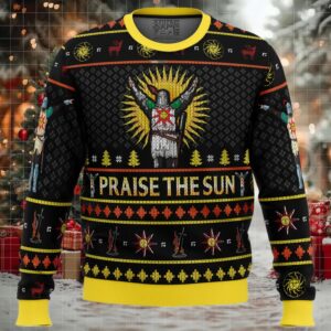 Dark Souls Praise the Sun Ugly Christmas Sweater